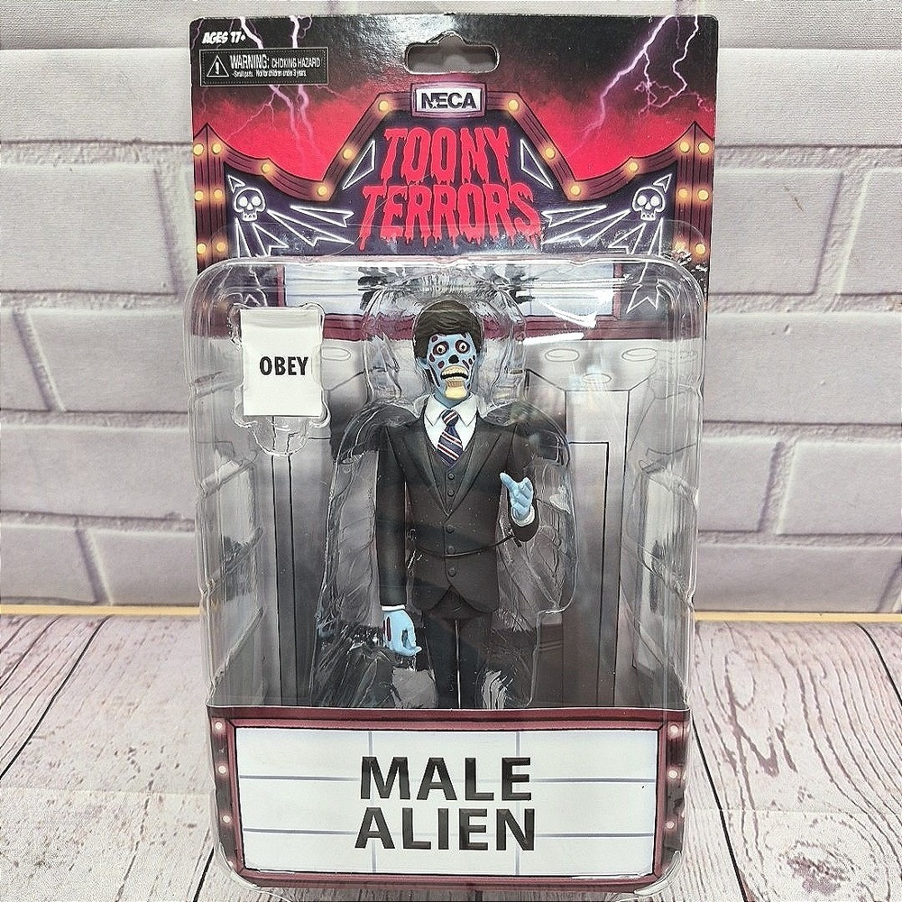 NECA TOONY TERRORS MALE ALIEN THEY LIVE‎ ACTION FIGURE BRAND NEW